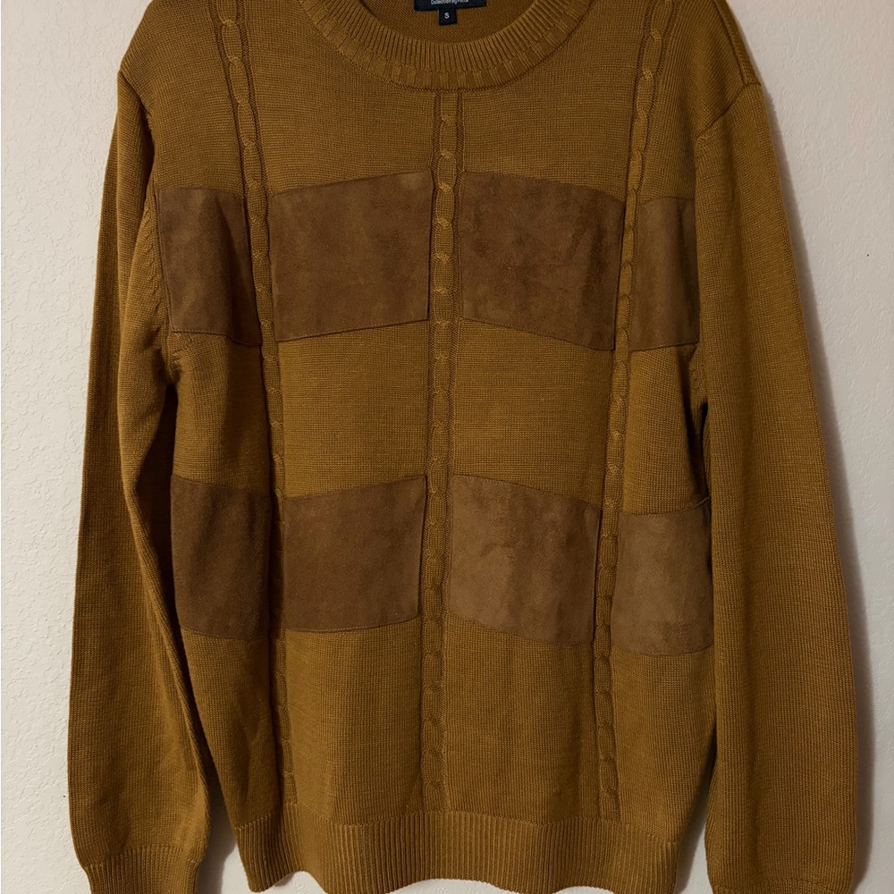 Pronti Collection by Phita Size S Men's Patchwork Sweater‎